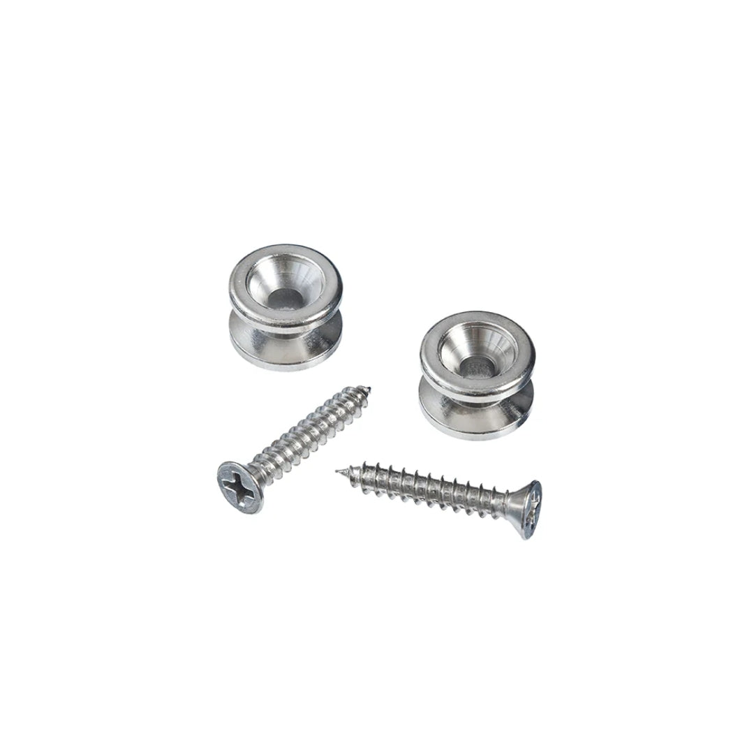 DAddario Solid Brass End Pin Chrome