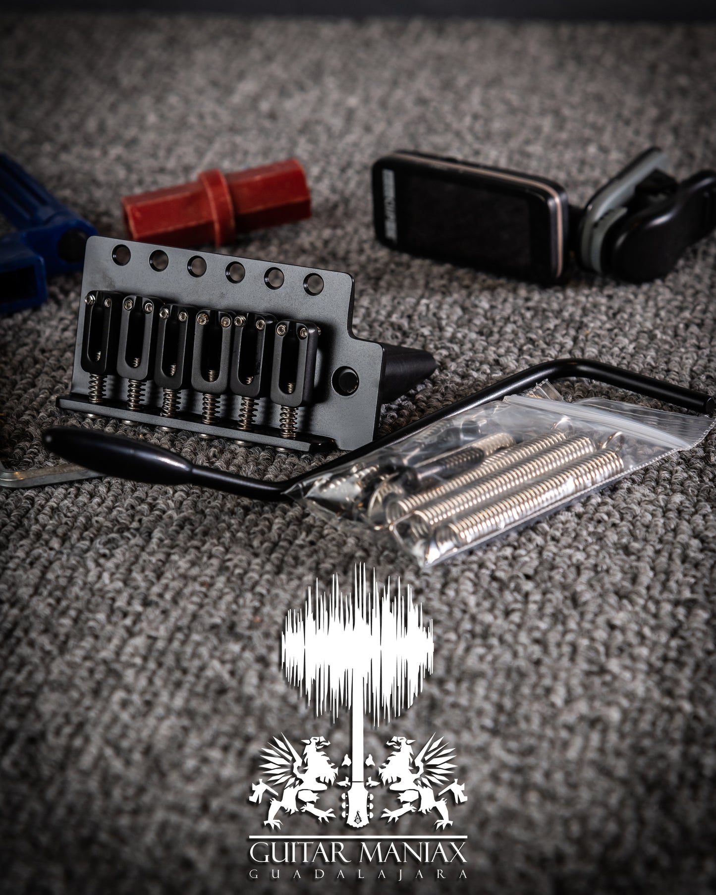 Hipshot 6 String 6 Screw Synchronized Tremolo Bridge