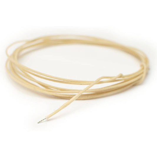 BK Cloth Push-Back Wire White 20ft