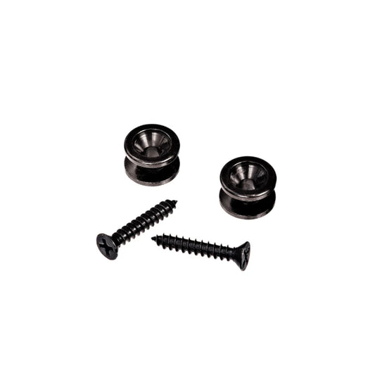 DAddario Solid Brass End Pin Black