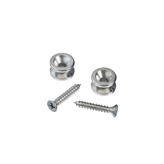 DAddario Solid Brass End Pin Chrome