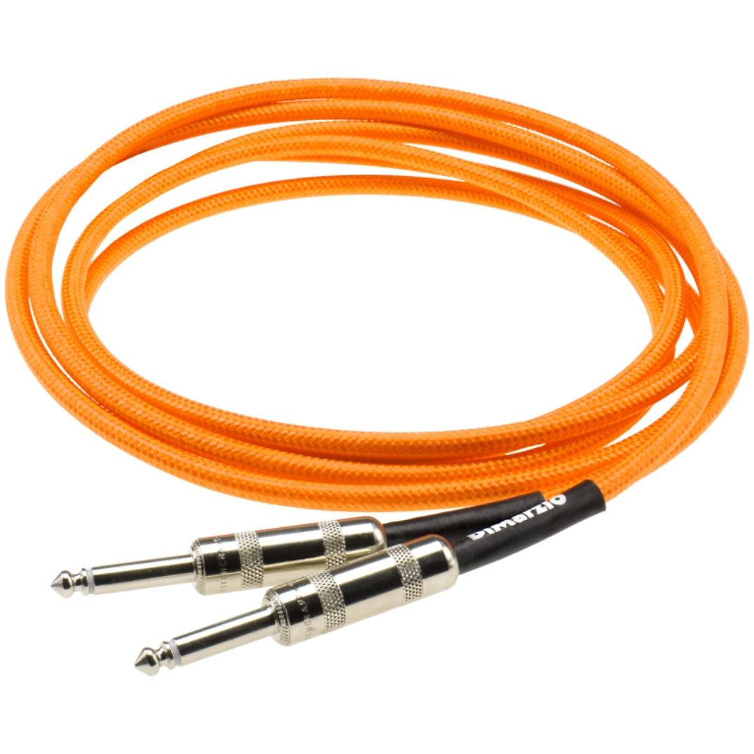 Cable Dimarzio 3mts Naranja Neon