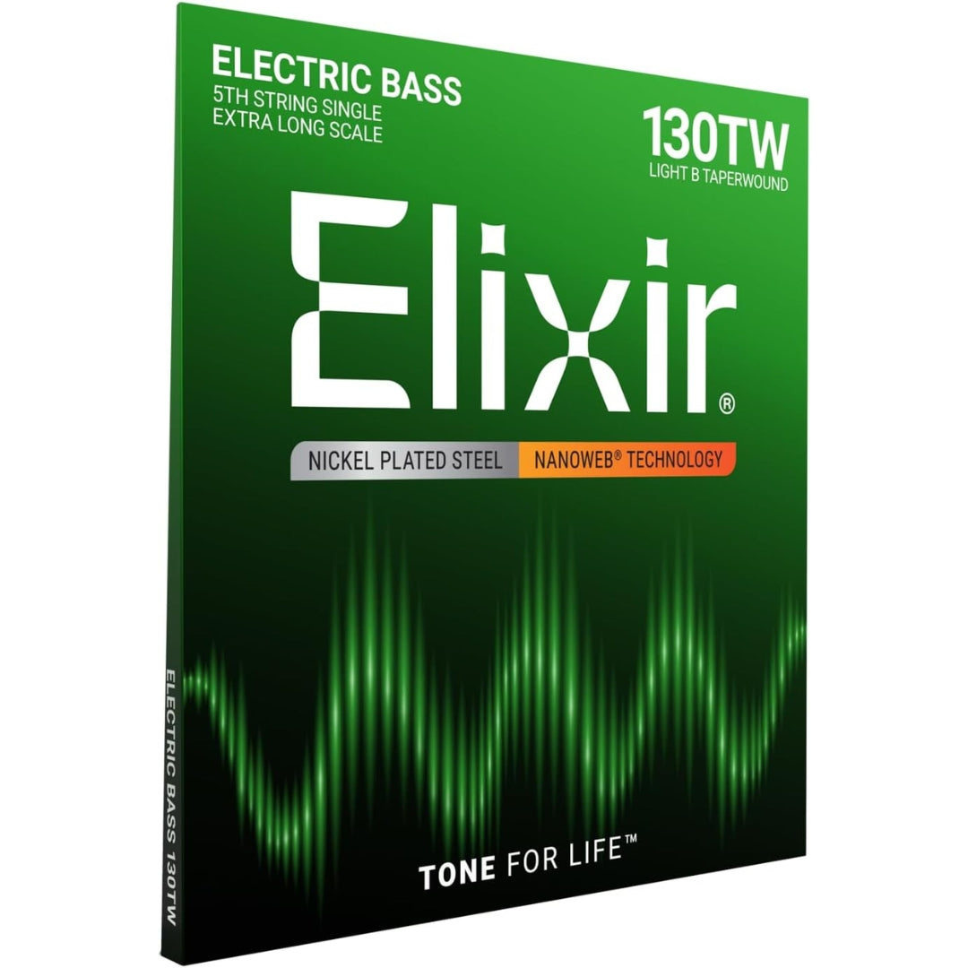 Elixir Bass 5th Nanoweb Nickel Plated Steel 130tw