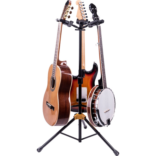 HERCULES Triple Guitar Stand GS432B PLUS