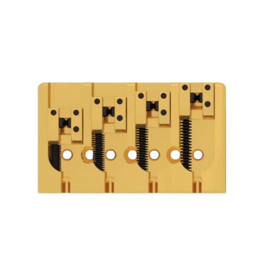 Hipshot 4 STG A STYLE FENDER MOUNT STRING THRU BRASS GOLD