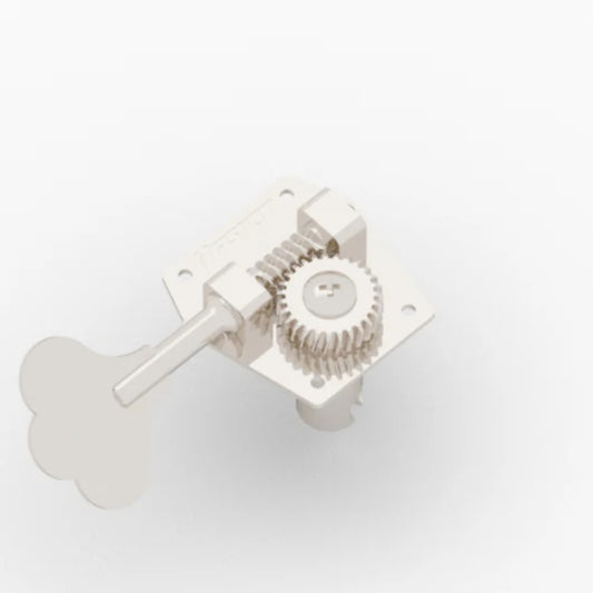 Hipshot HB3 BASS TUNER - CLOVER KEY - NICKEL TREBLE