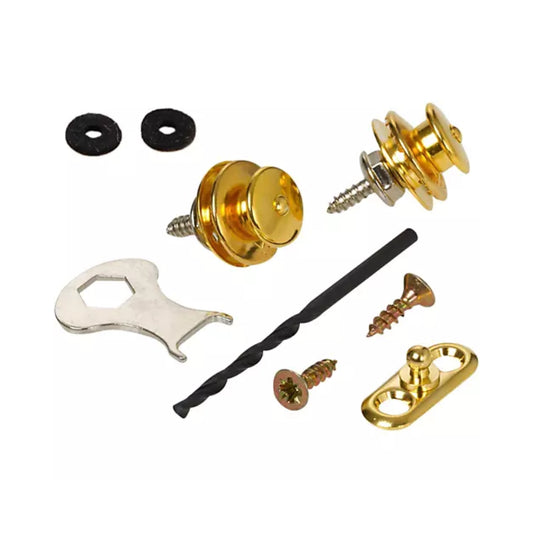 LoXx Strap-Lock Acoustic Gold