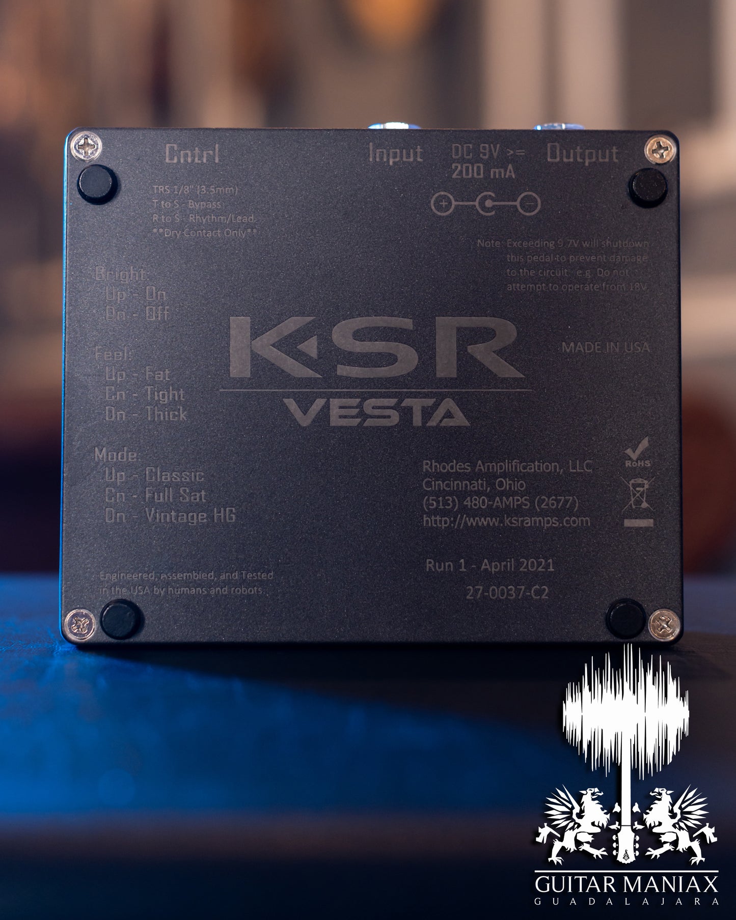 KSR Vesta – 3ch Preamp Pedal