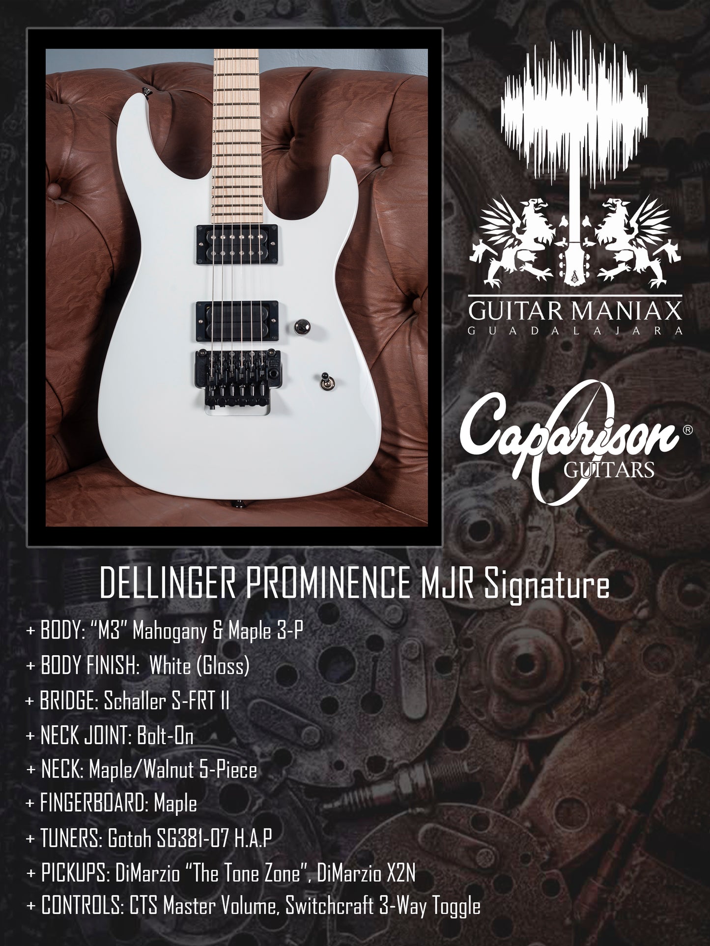 Caparison Dellinger Prominence MJR Michael Romeo Signature