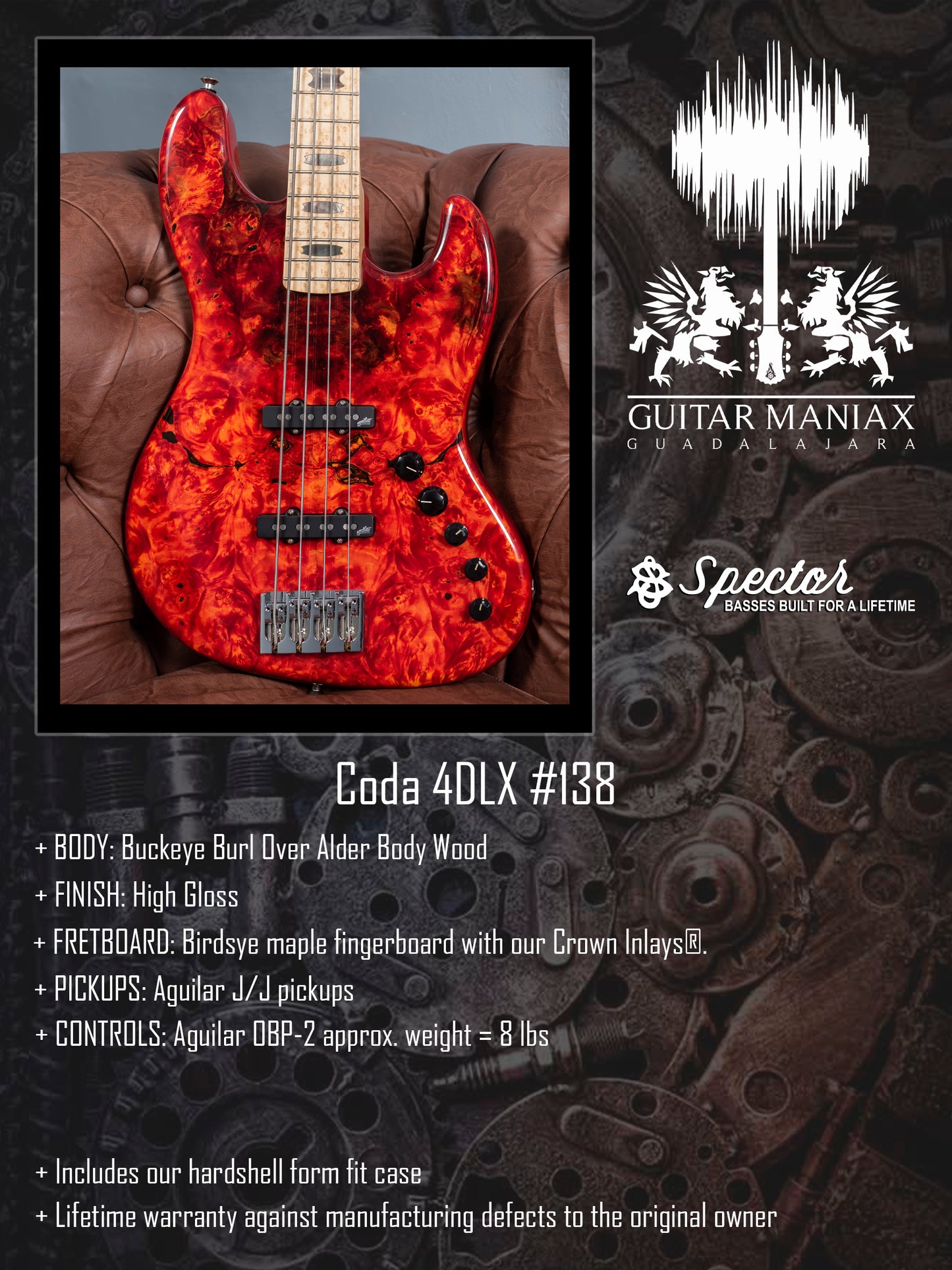 Spector USA Coda DLX # 138