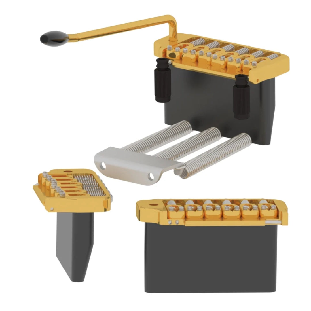 Hipshot 6 String US Contour Tremolo Gold