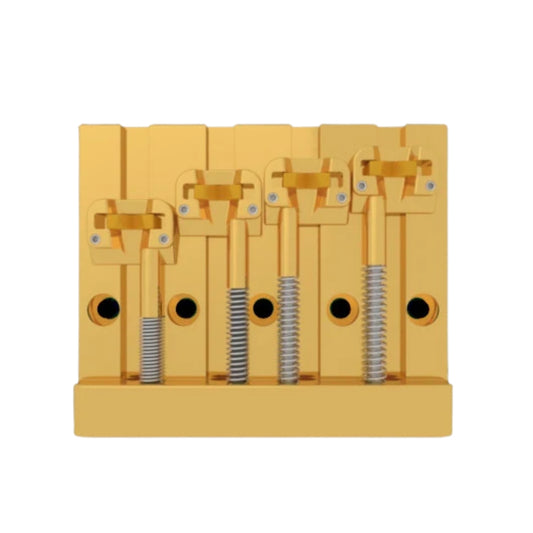 Hipshot 4 STRING KICKASS BASS BRIDGE GOLD